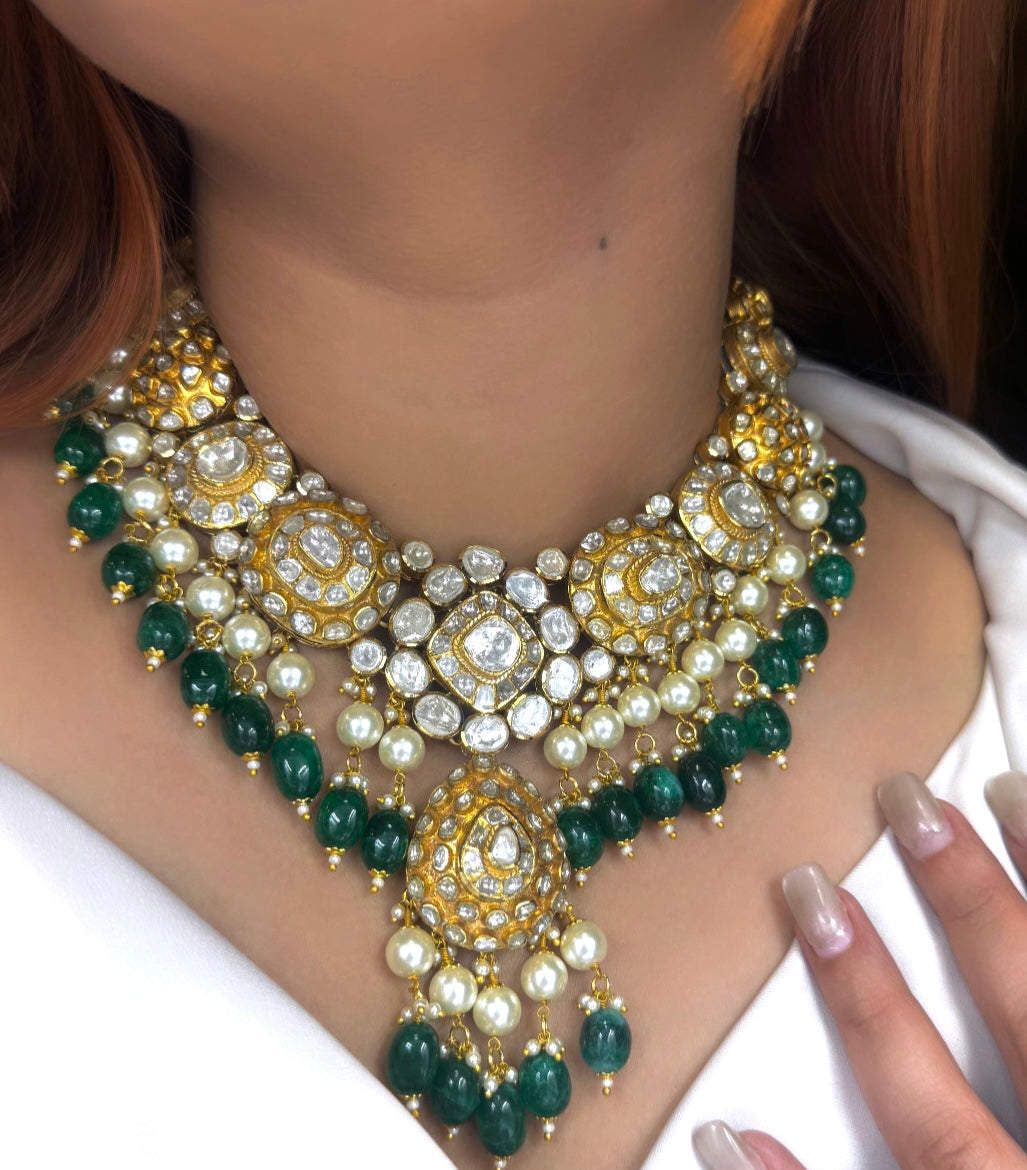 Polki Necklace Set