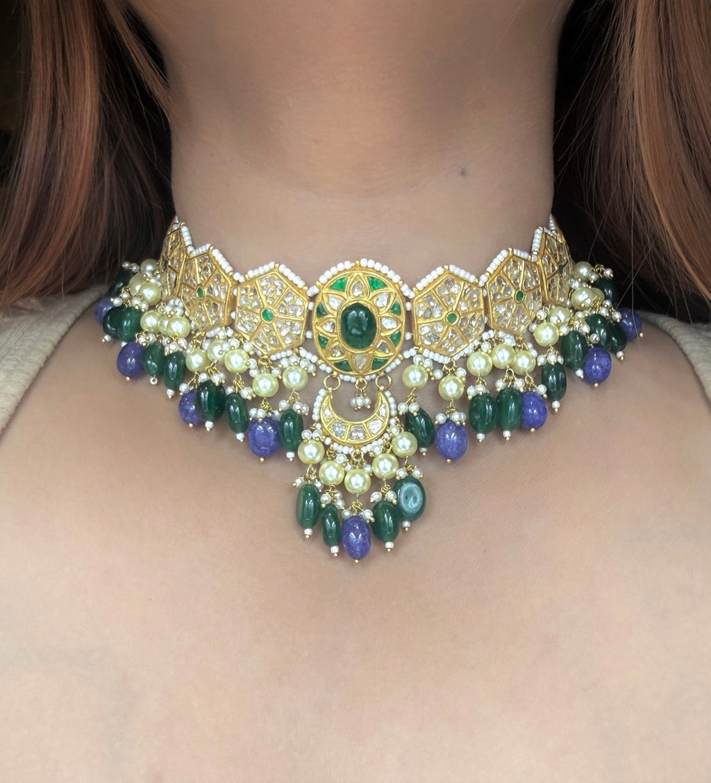 Polki Necklace Set