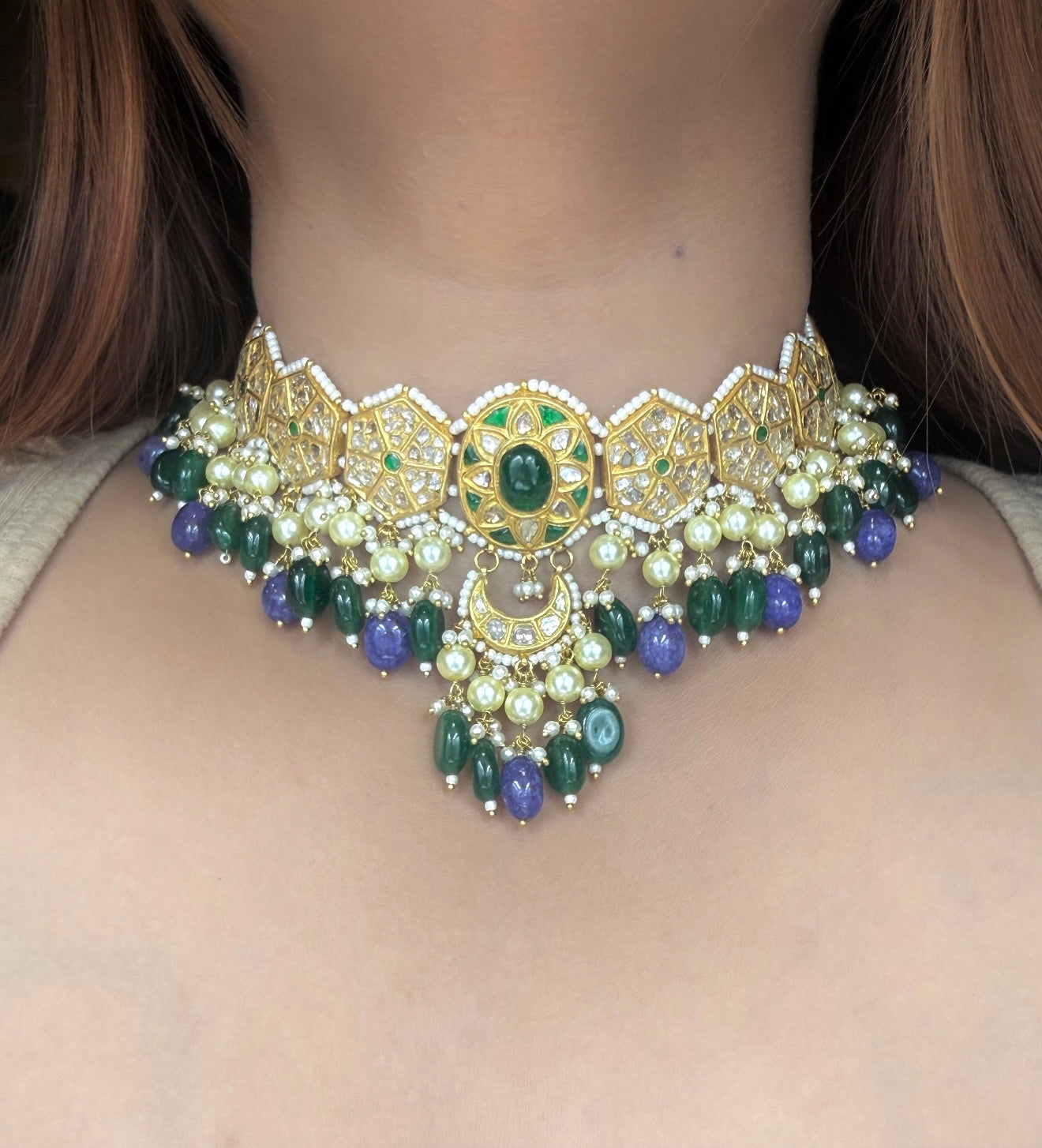Polki Necklace Set