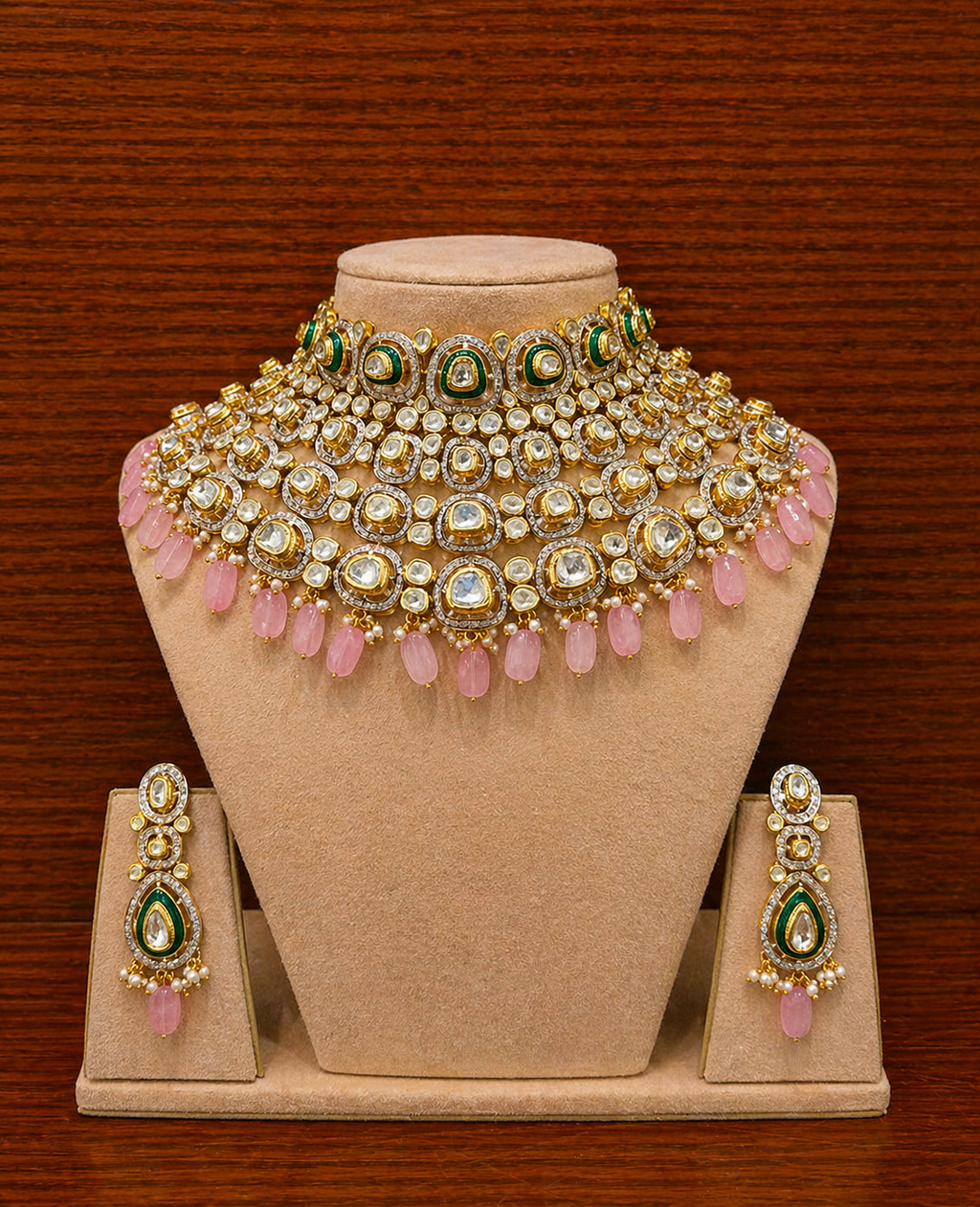 Polki Necklace Set