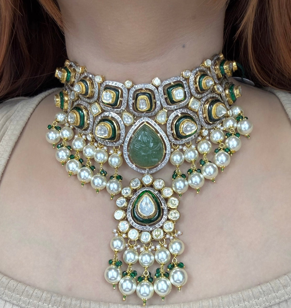 Polki Necklace Set