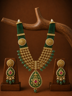 Long Polki Pendant Set