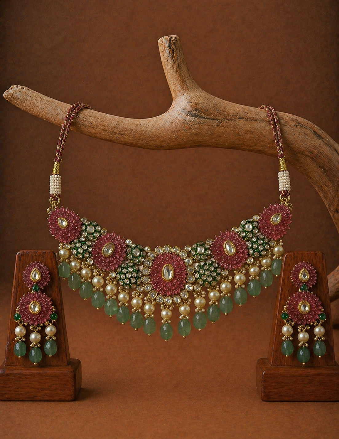 Polki Necklace Set