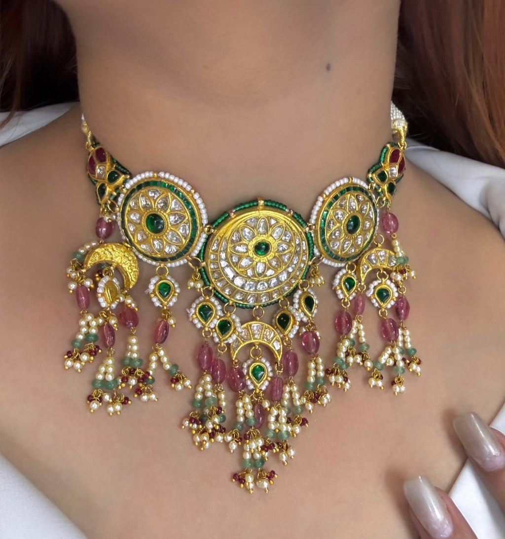 Polki Necklace Set