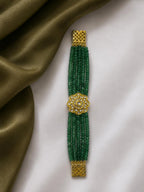 Emerald Royale Polki Bracelet