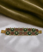 Royal Meenakari Polki Bracelet