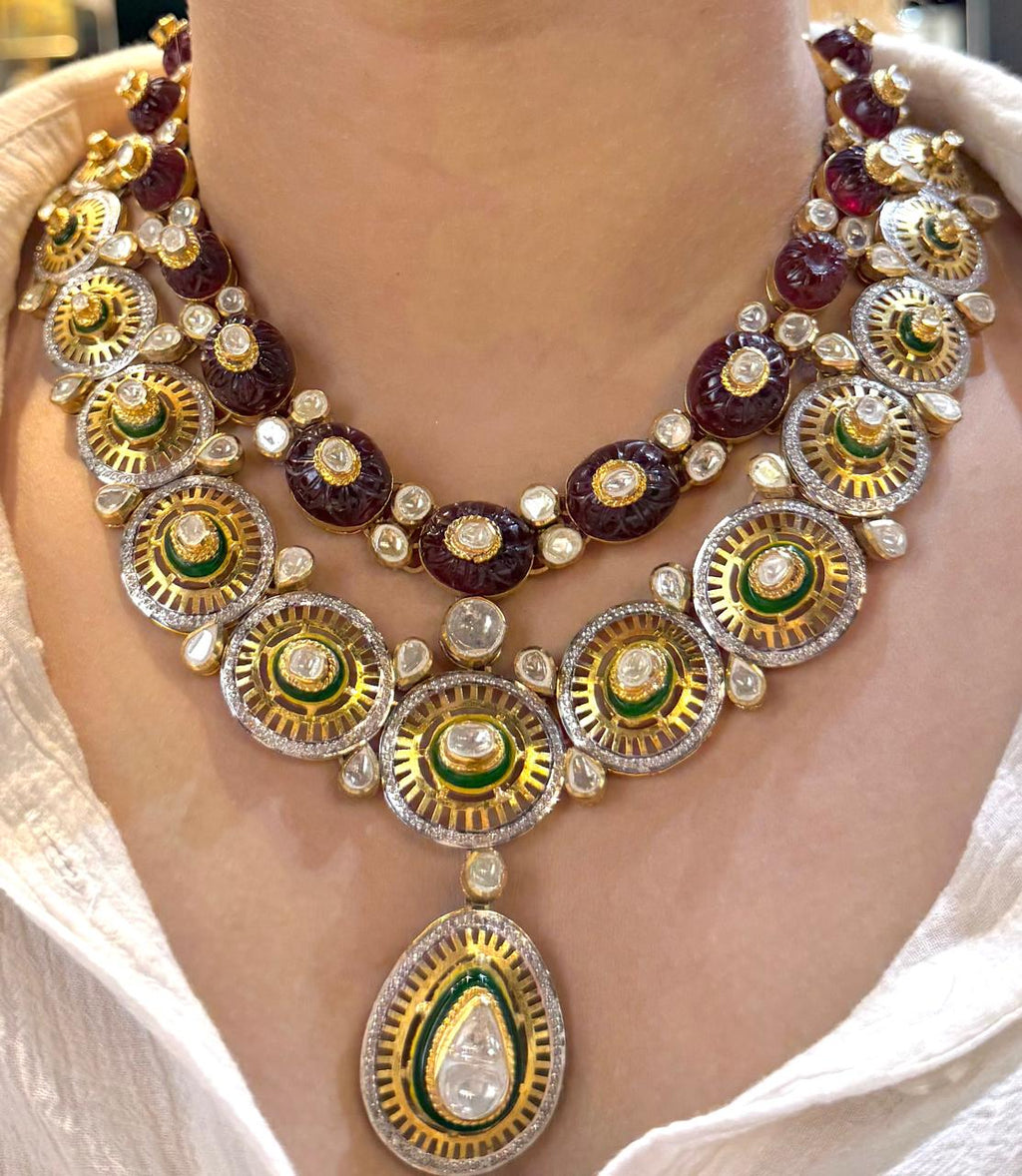 Two Layer Polki Set