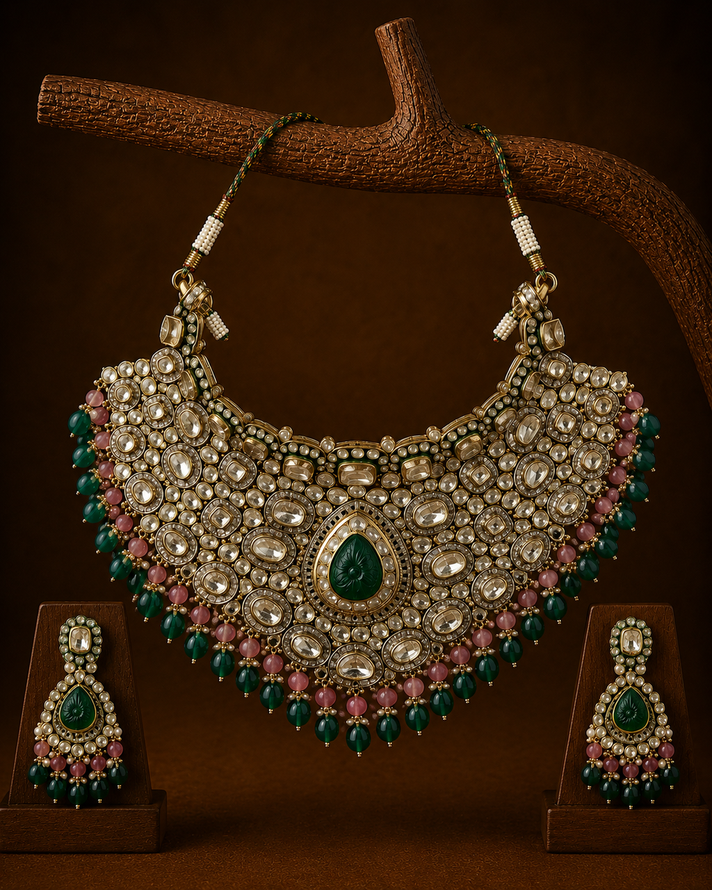 Polki Necklace Set