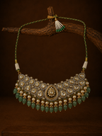 Classic Green Polki Choker