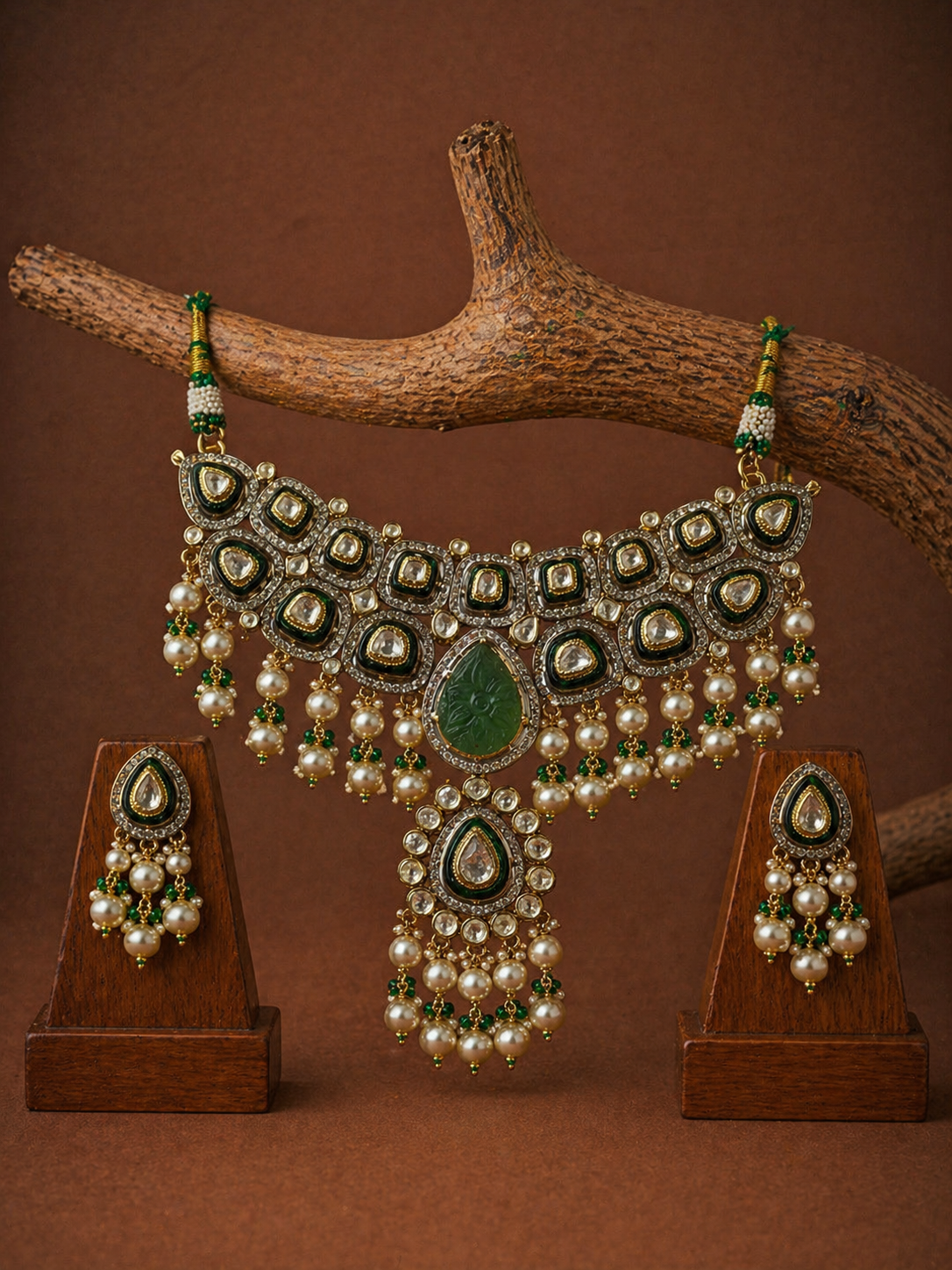 Polki Necklace Set