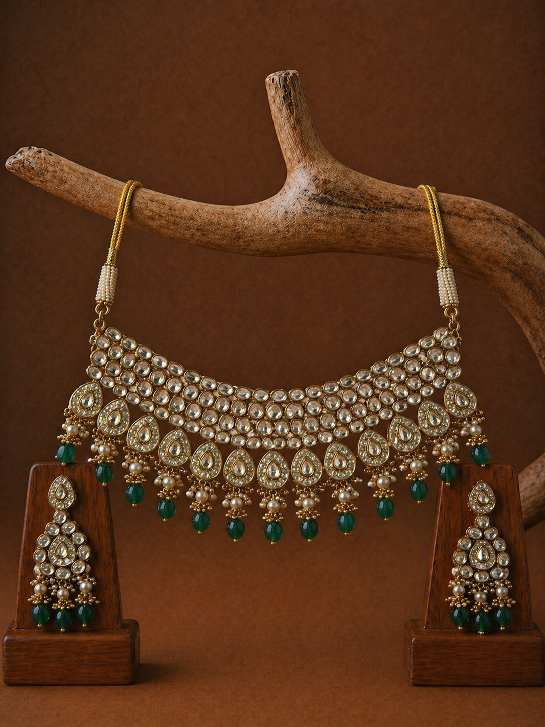 Polki Necklace Set