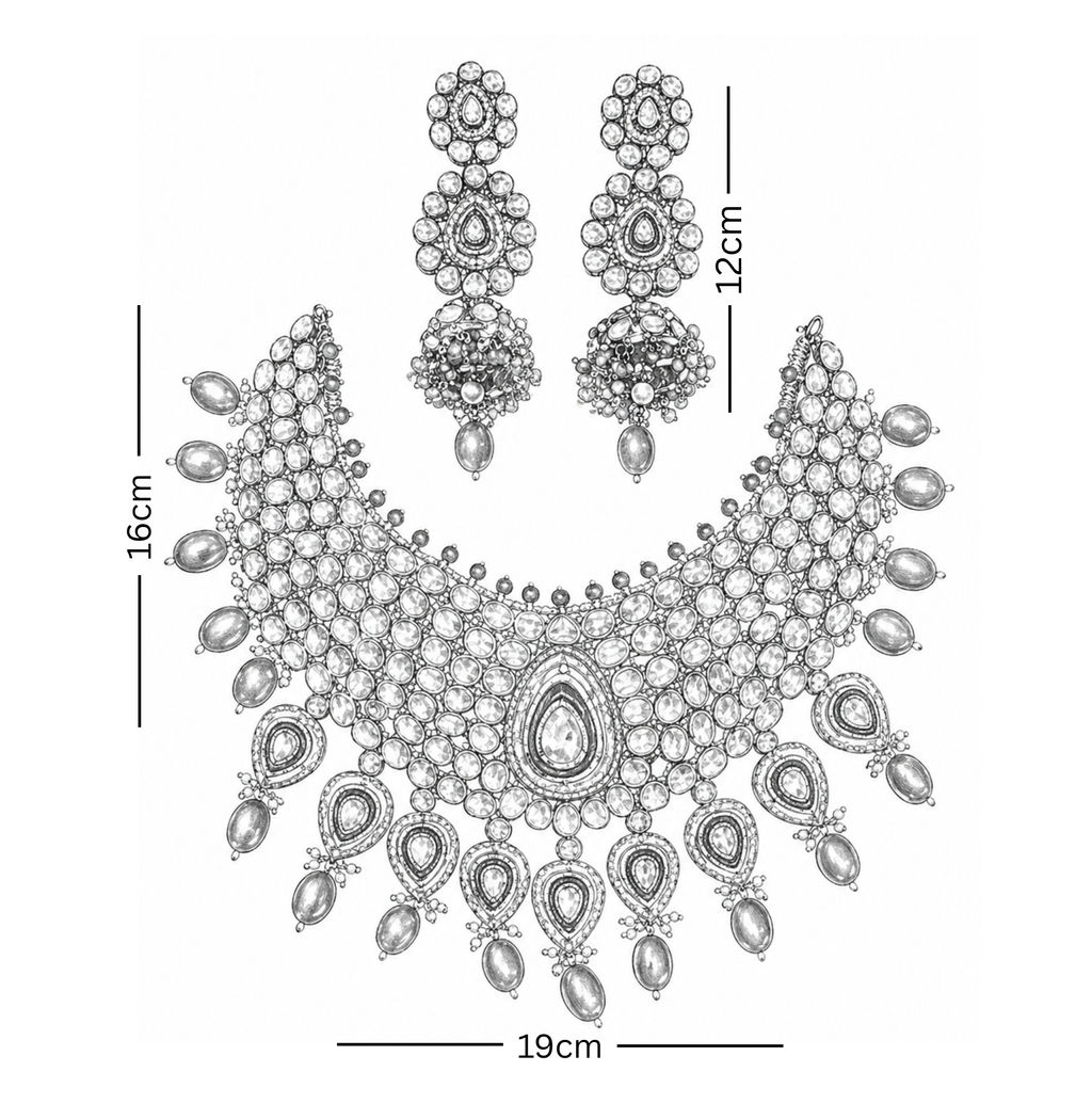 Polki Necklace Set