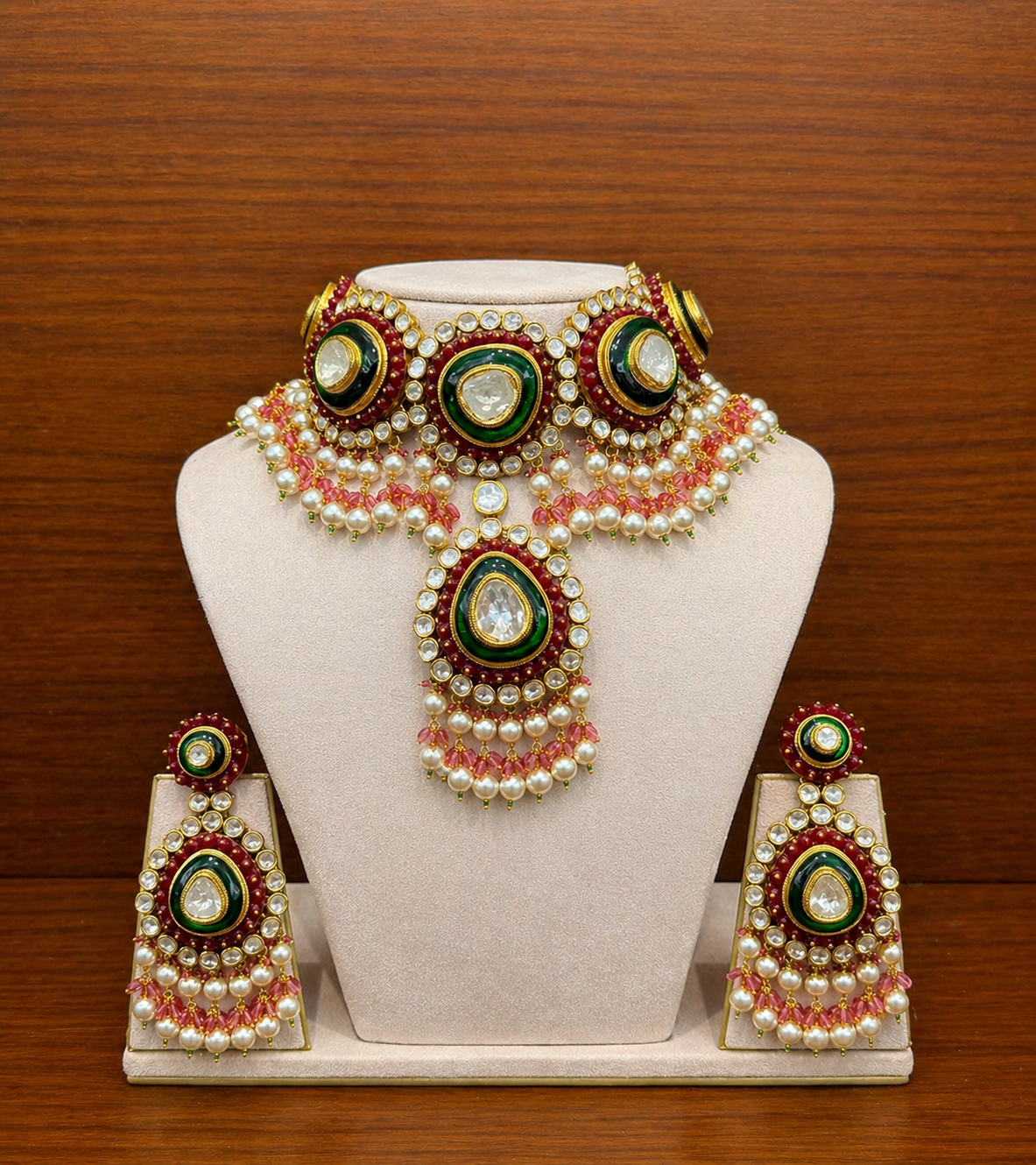 Polki Necklace Set