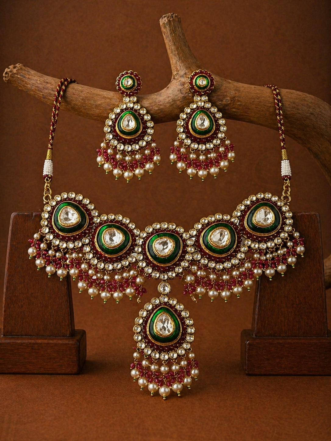 Polki Necklace Set