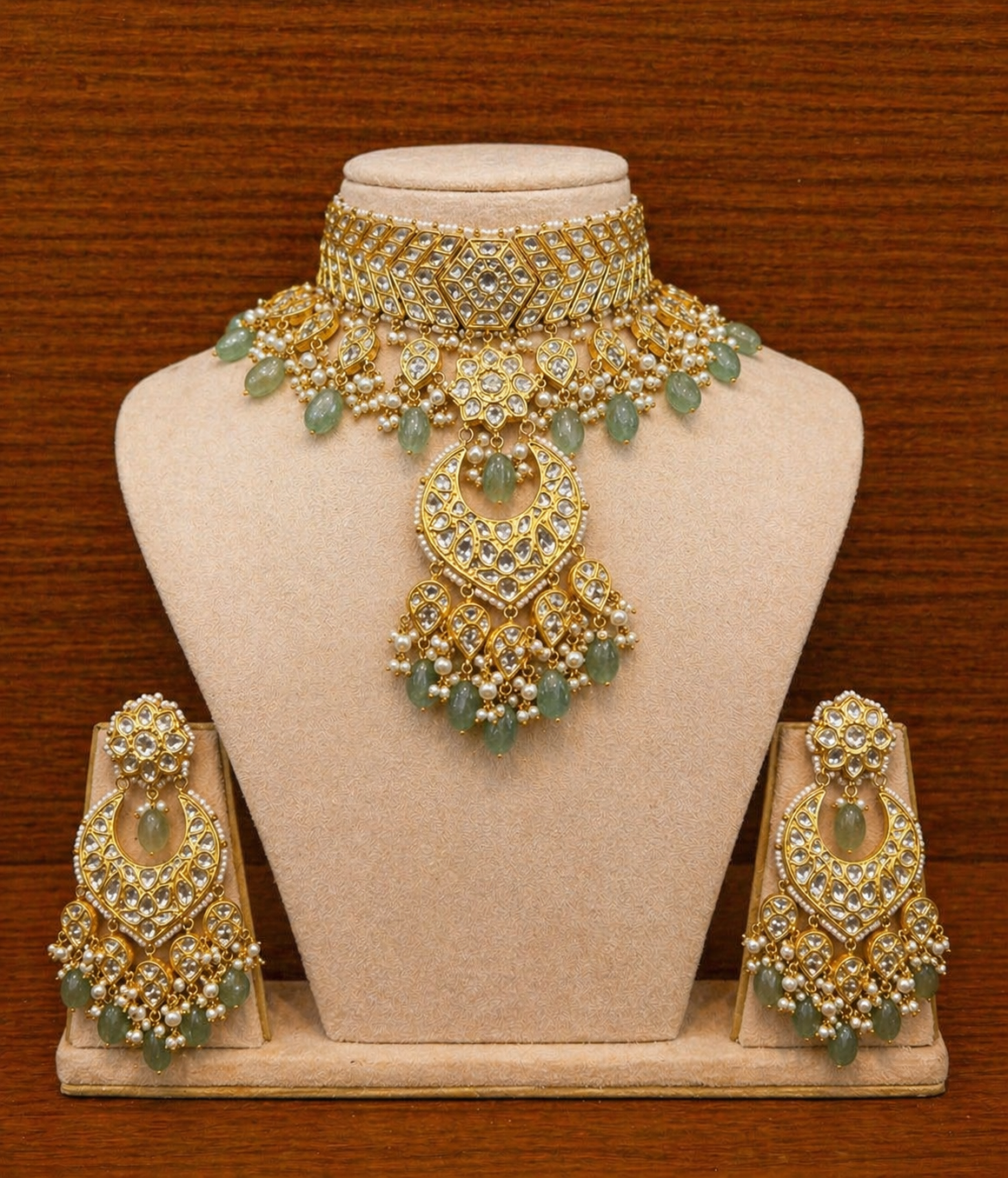 Polki Necklace Set