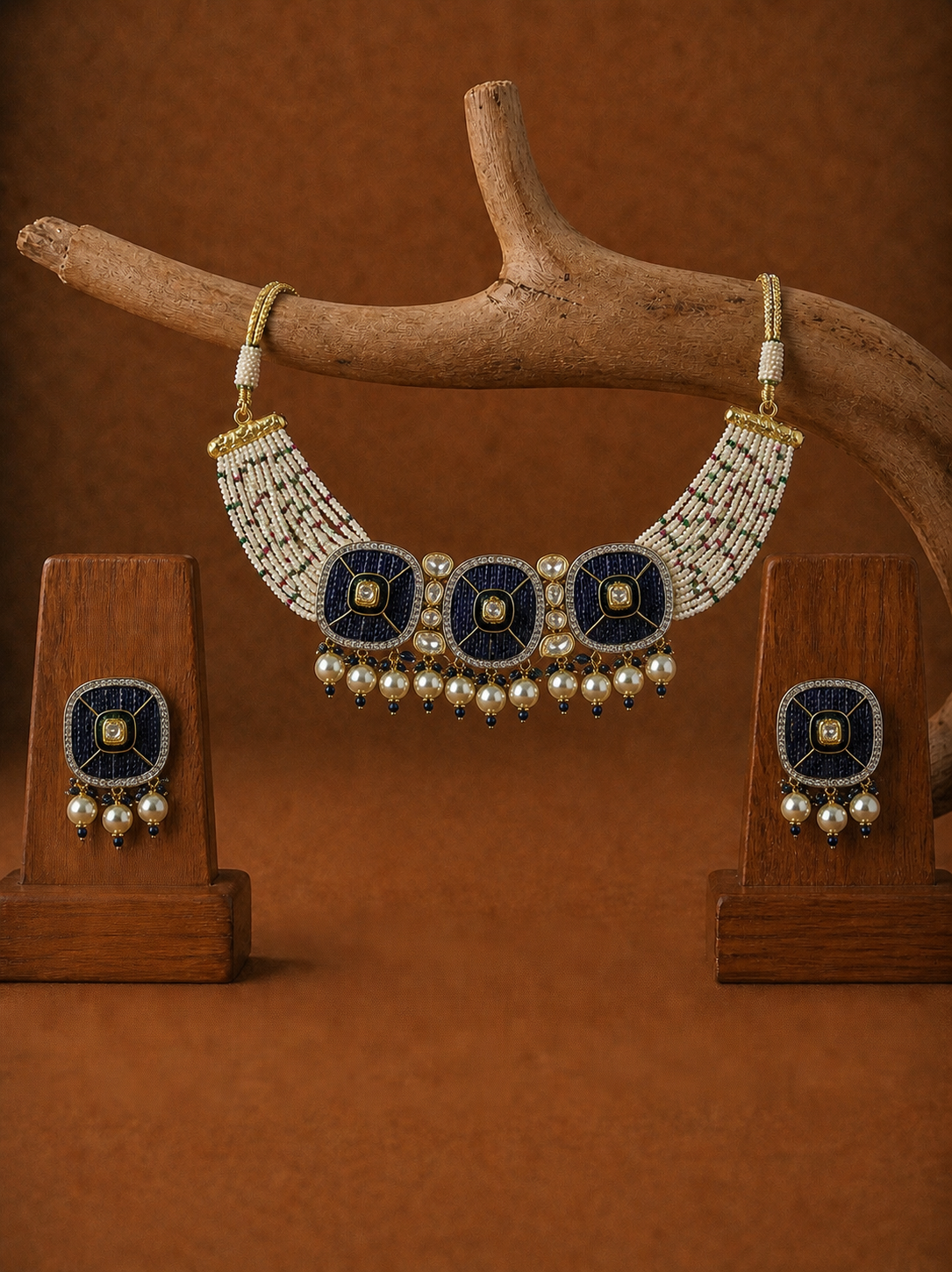 Polki Necklace Set