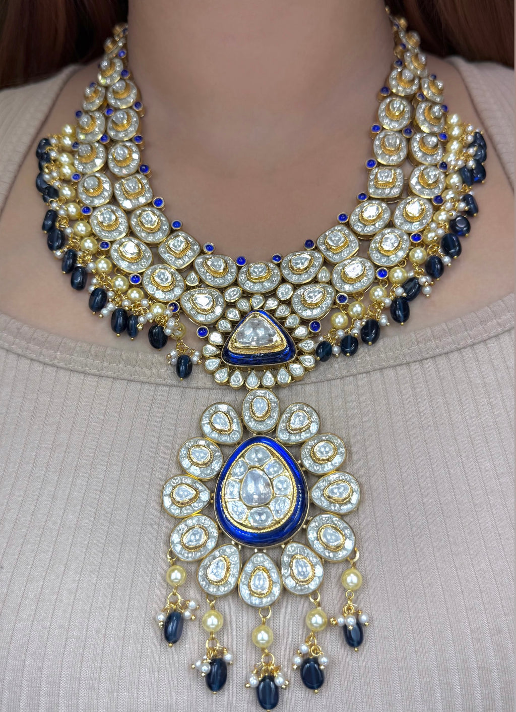 Polki Necklace Set