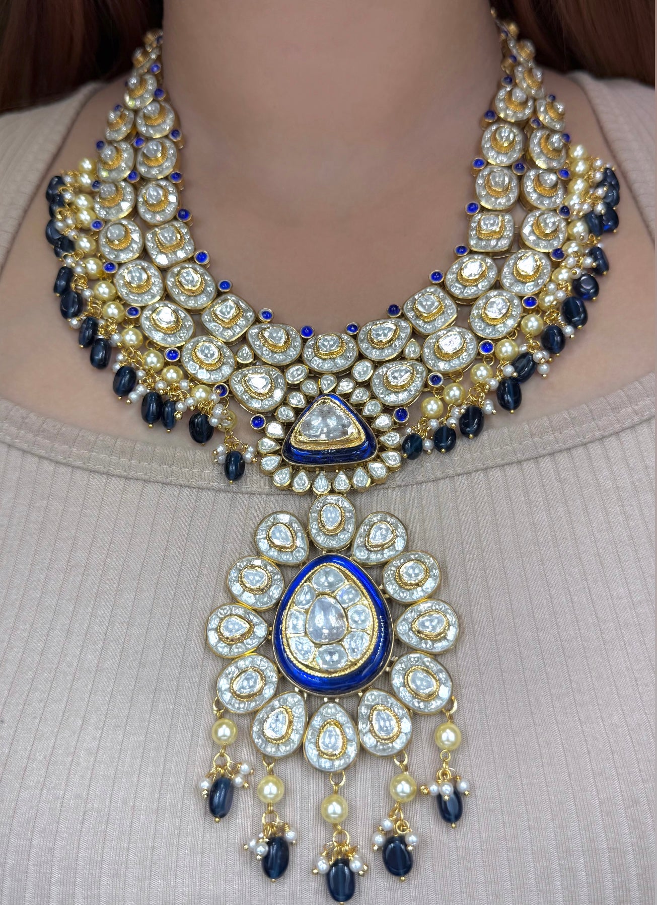 Polki Necklace Set