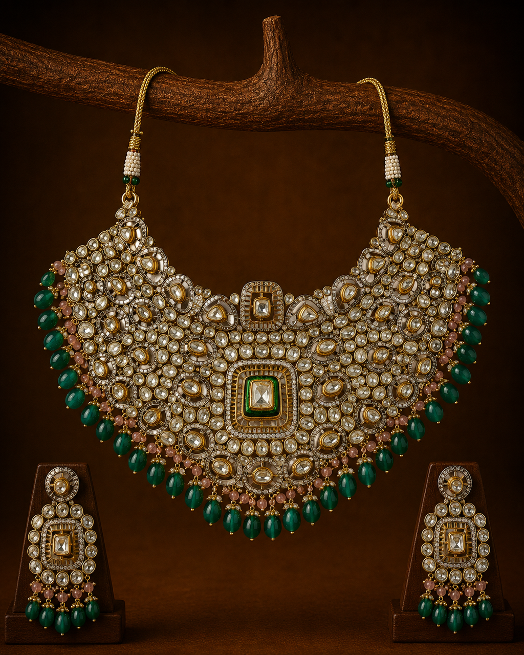 Bridal Polki Choker Set
