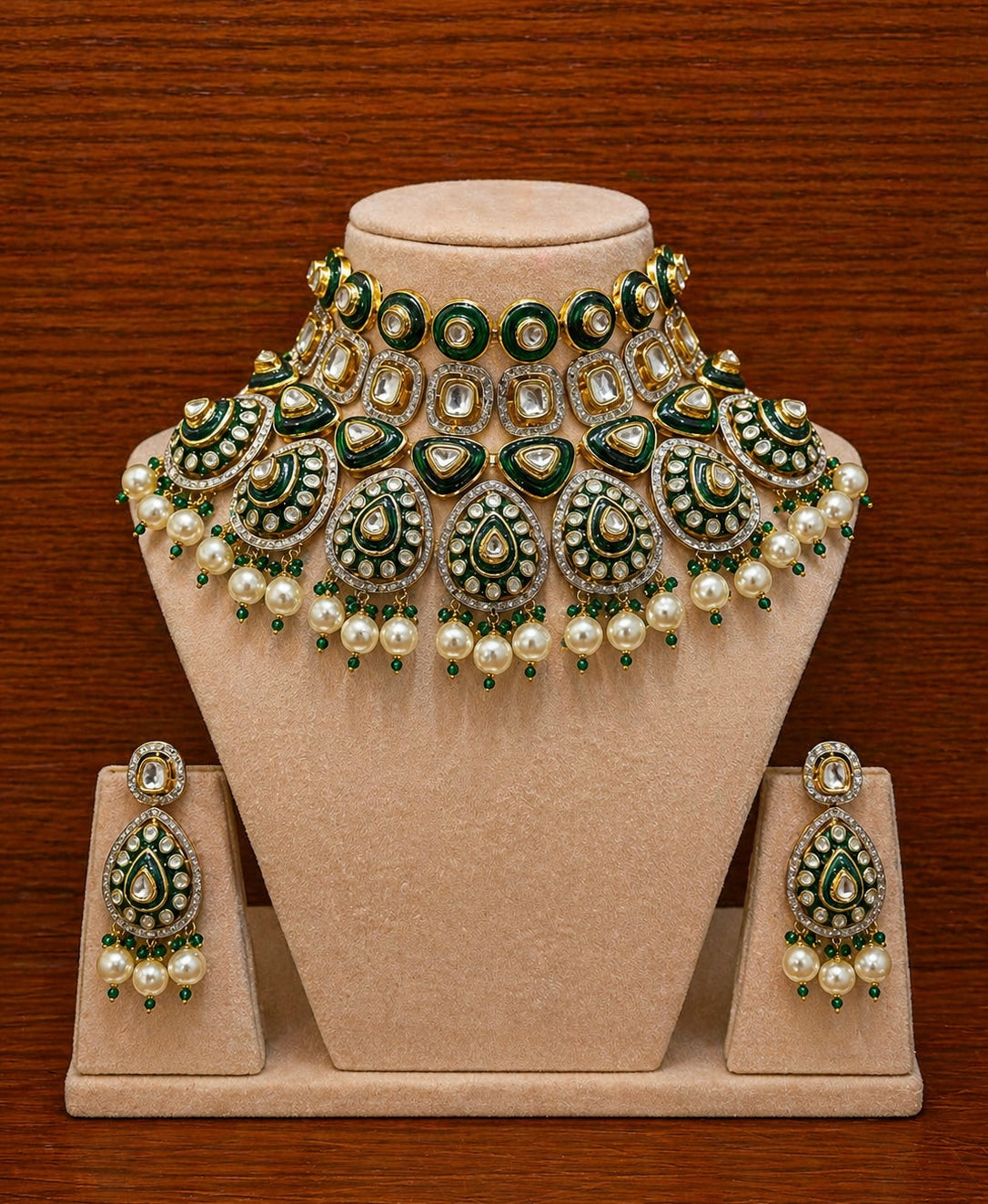 Polki Necklace Set