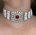 Classic Pearl Polki Chik Patti