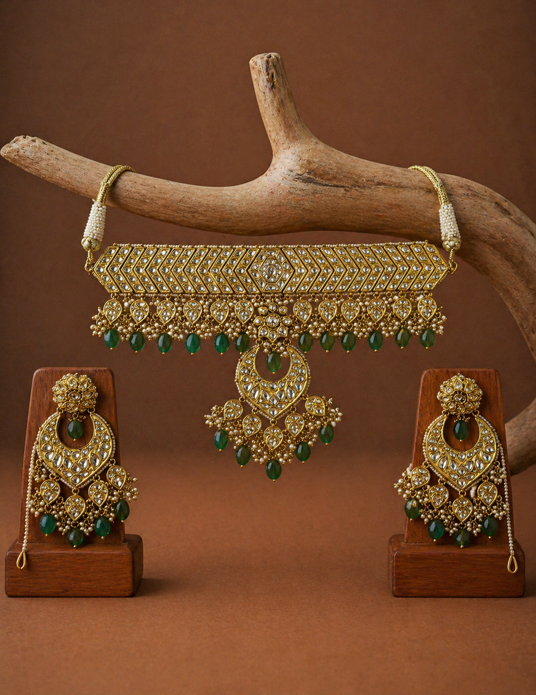 Polki Necklace Set
