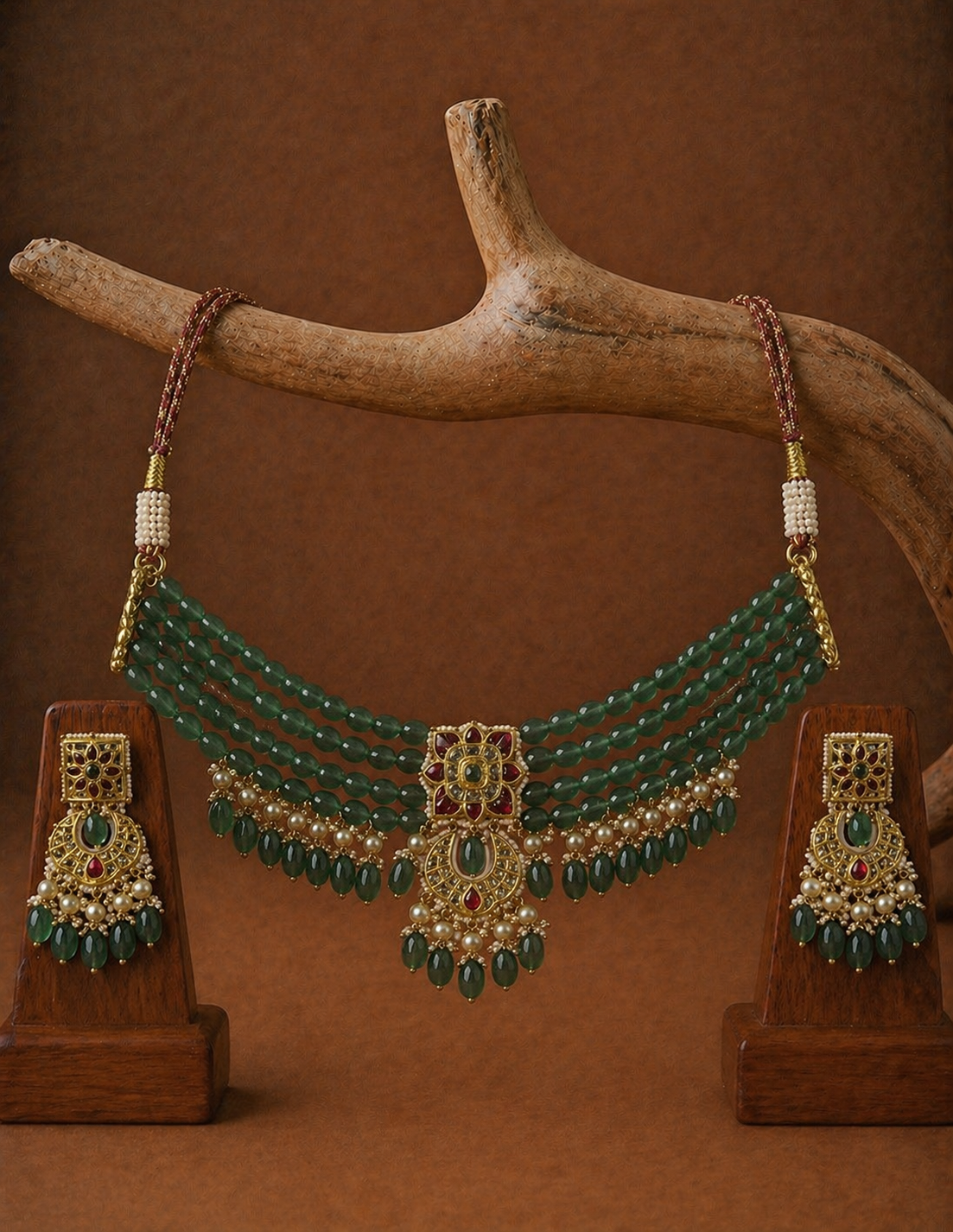 Polki Necklace Set