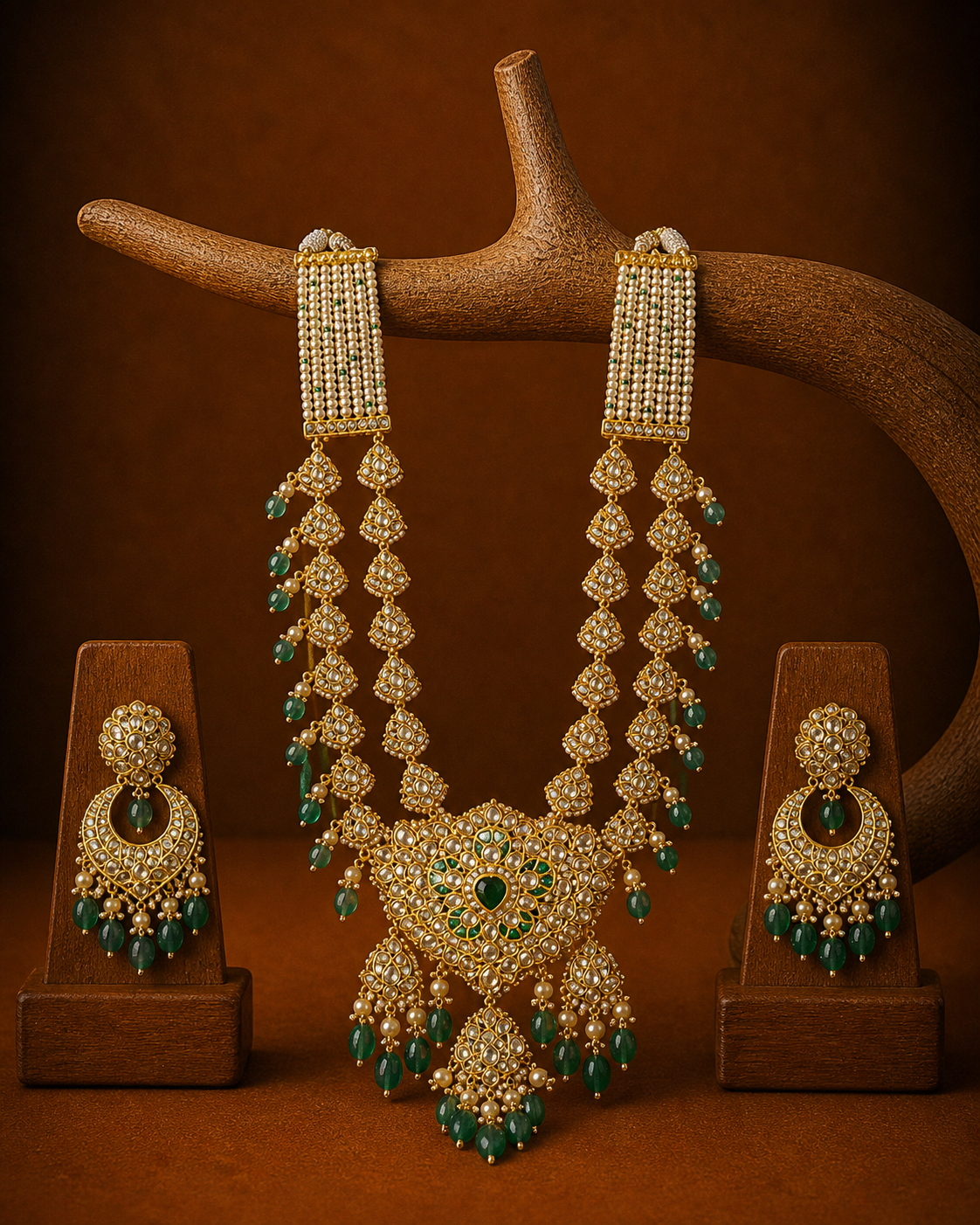 Polki Necklace Set