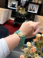 Emerald Royale Polki Bracelet