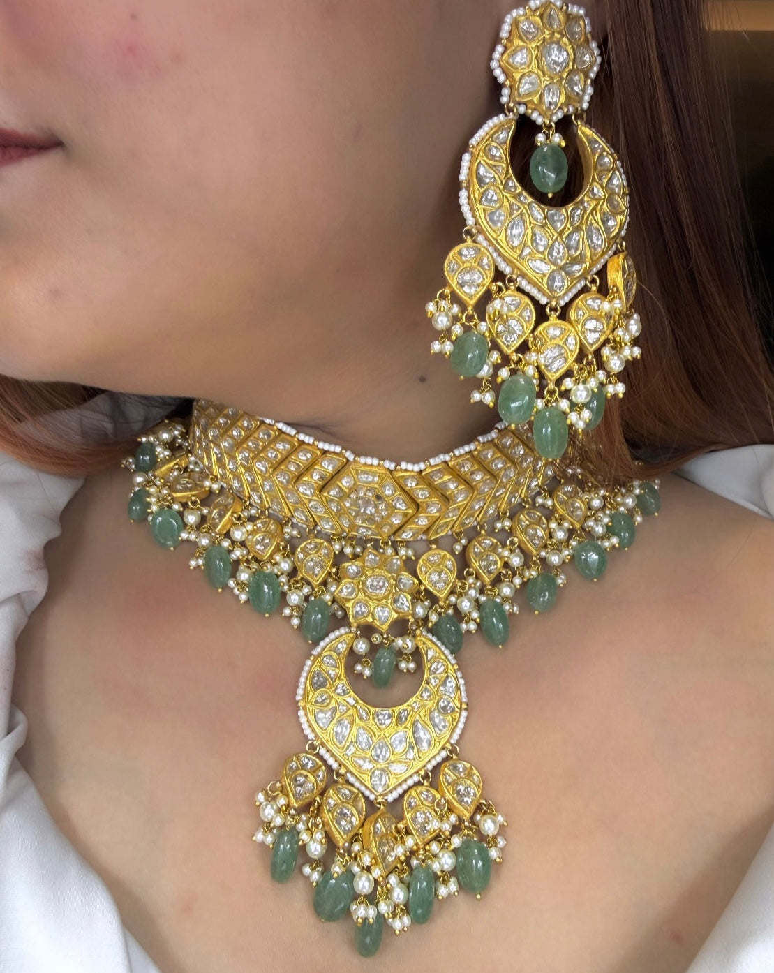 Polki Necklace Set