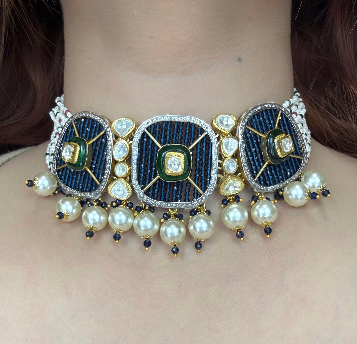 Polki Necklace Set