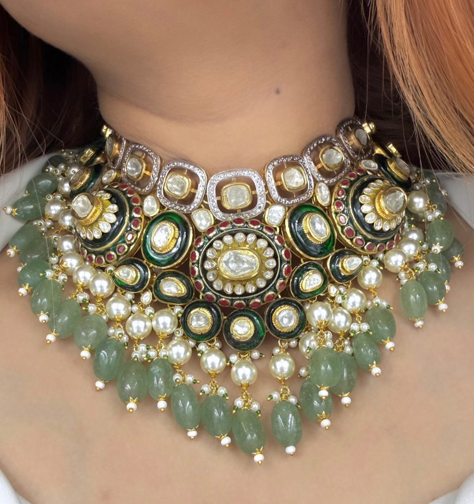 Polki Necklace Set