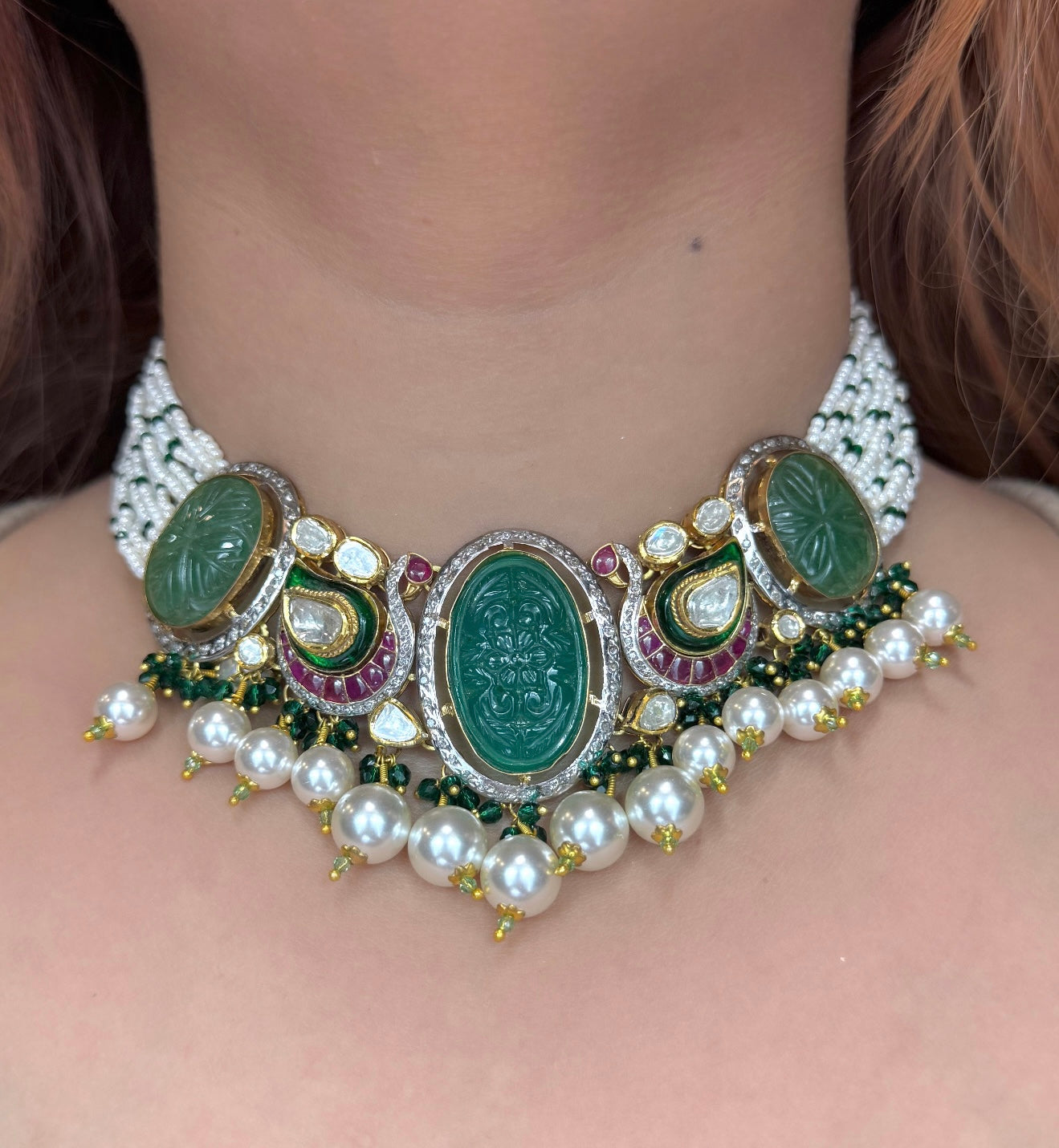 Polki Necklace Set