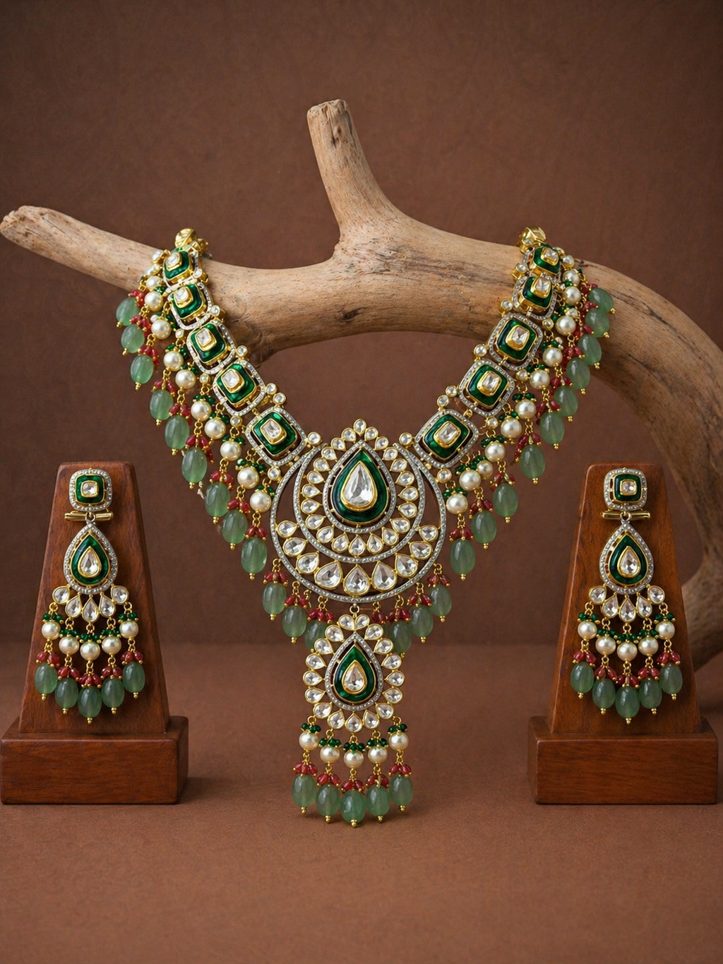 Polki Necklace Set