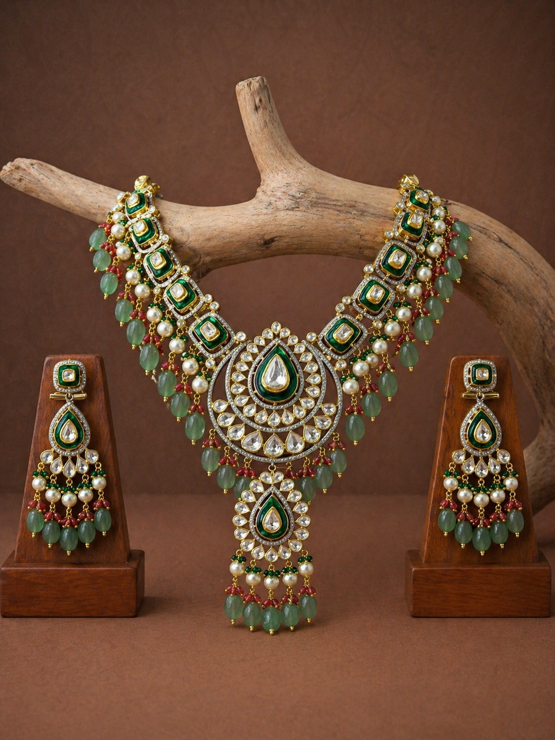 Polki Necklace Set