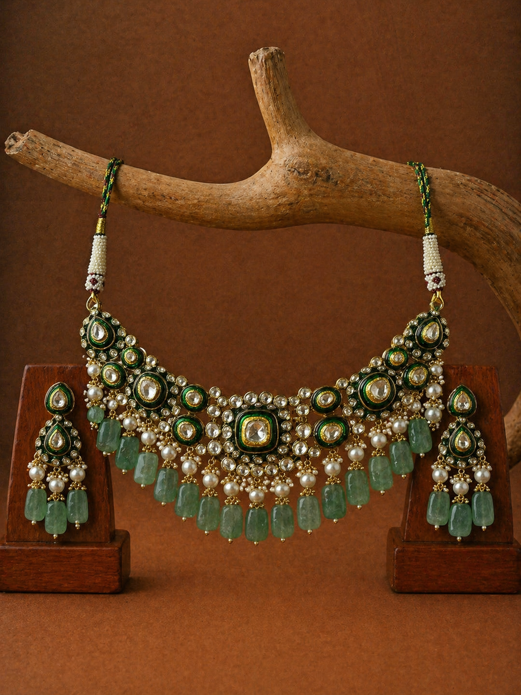 Polki Necklace Set
