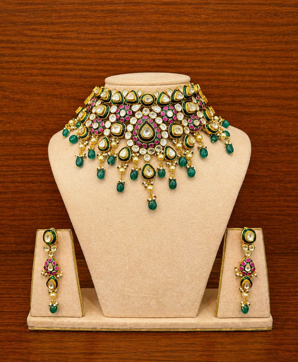 Polki Necklace Set