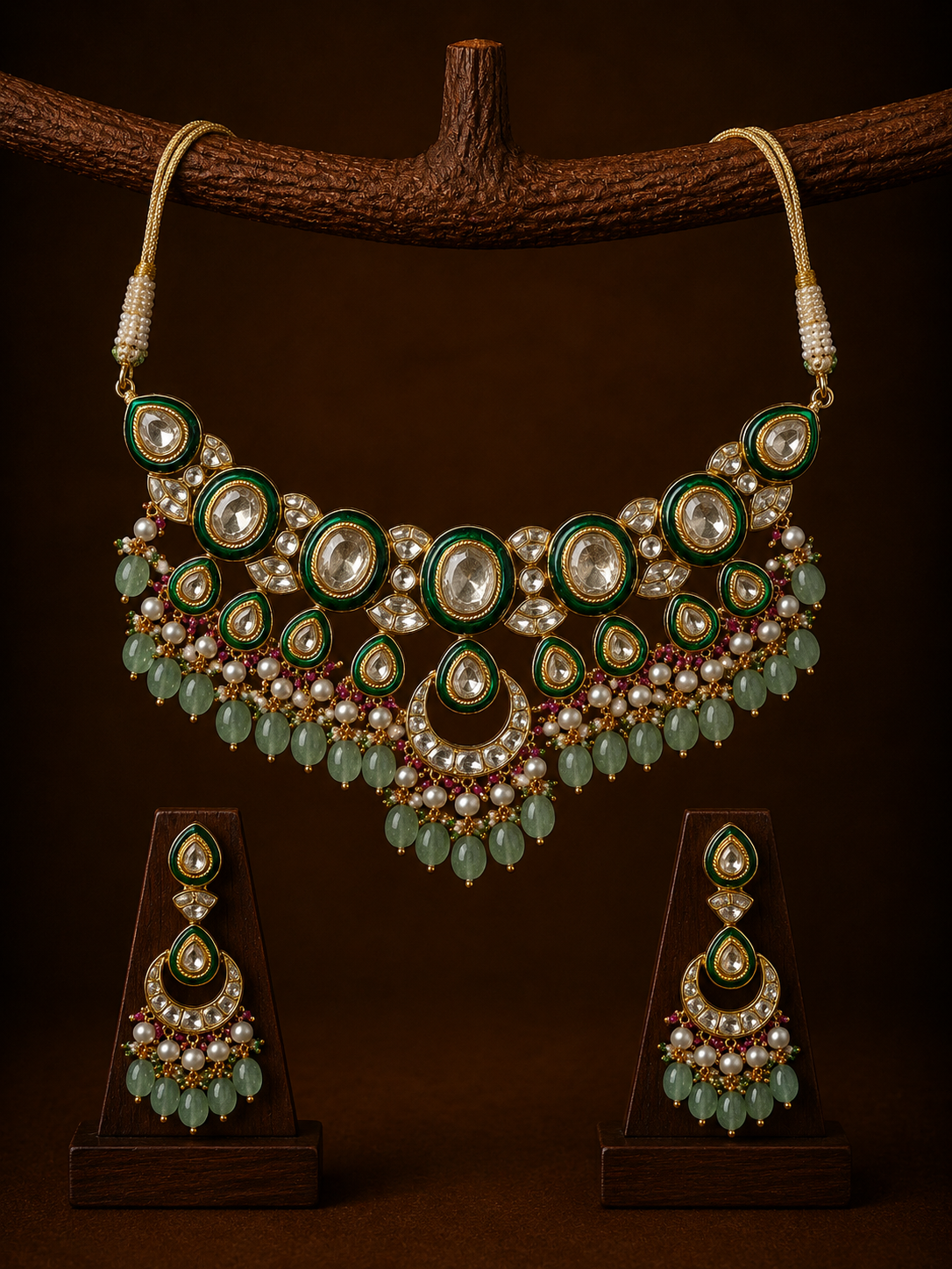Polki Necklace Set