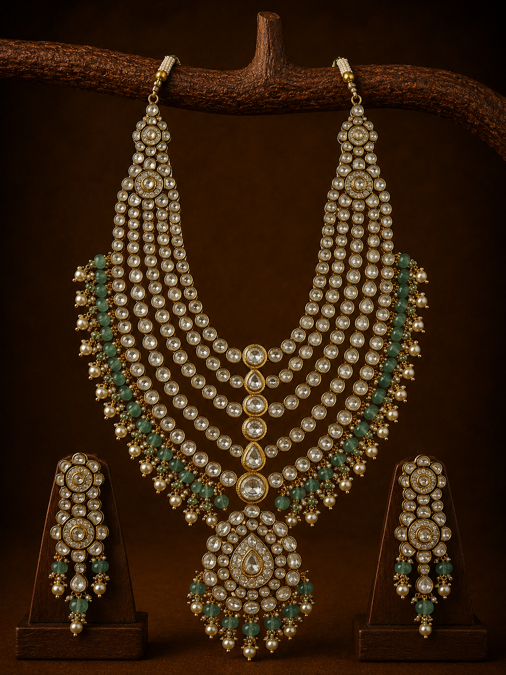 Polki Necklace Set