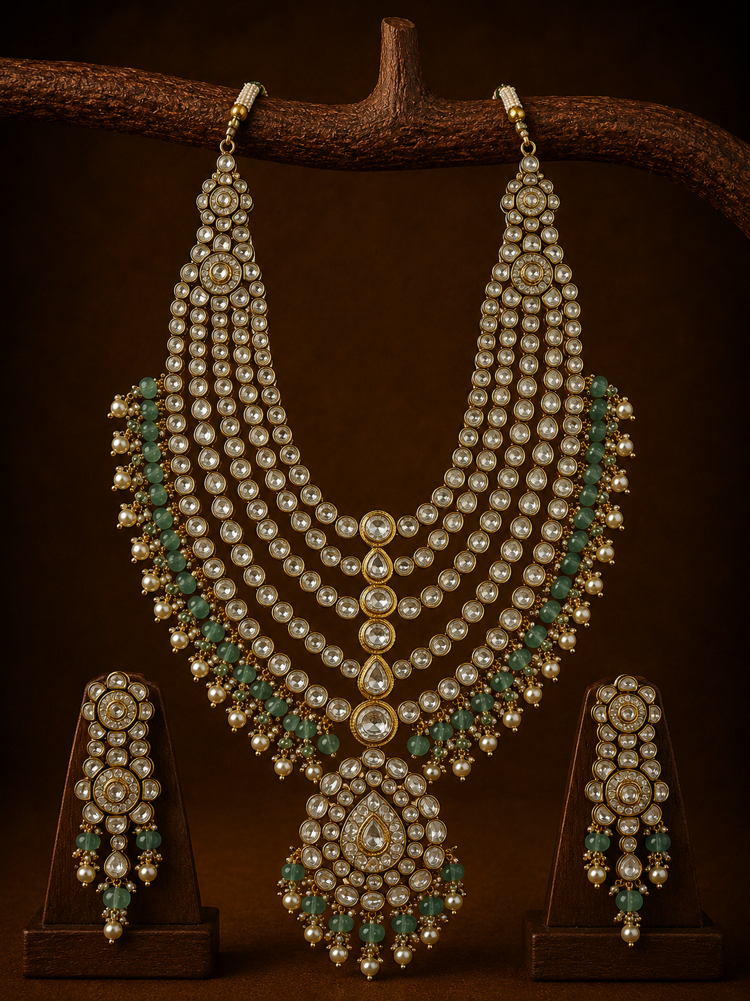 Polki Necklace Set