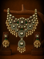 Royal Emerald Polki Set