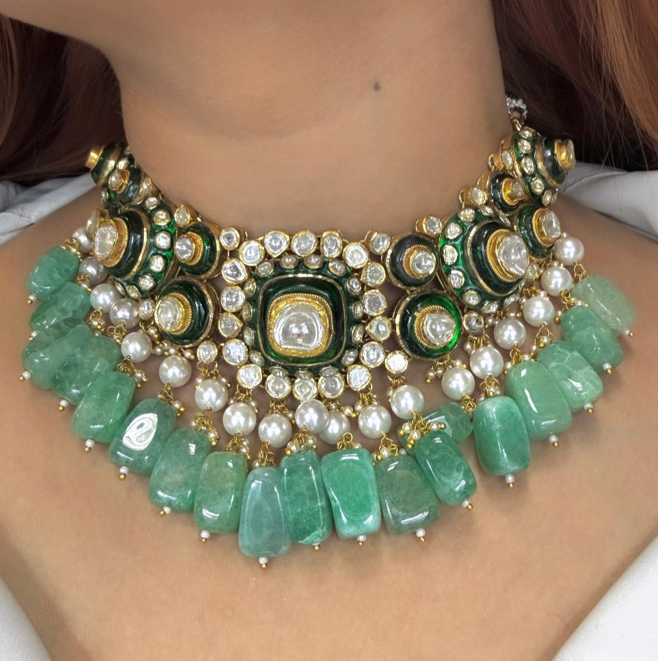 Polki Necklace Set