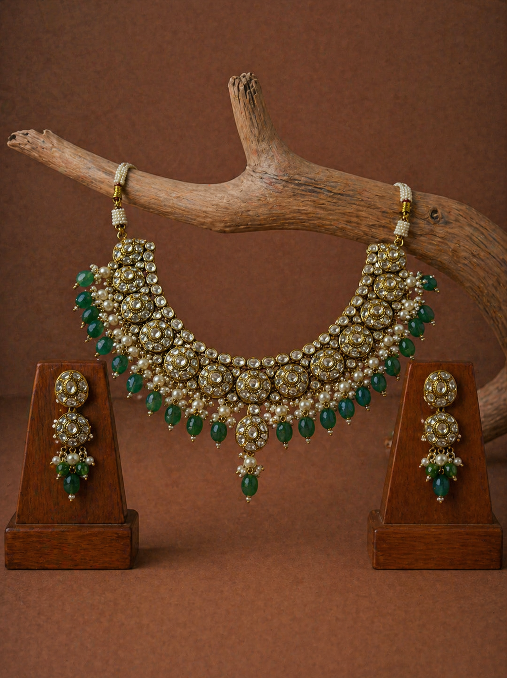 Polki Necklace Set