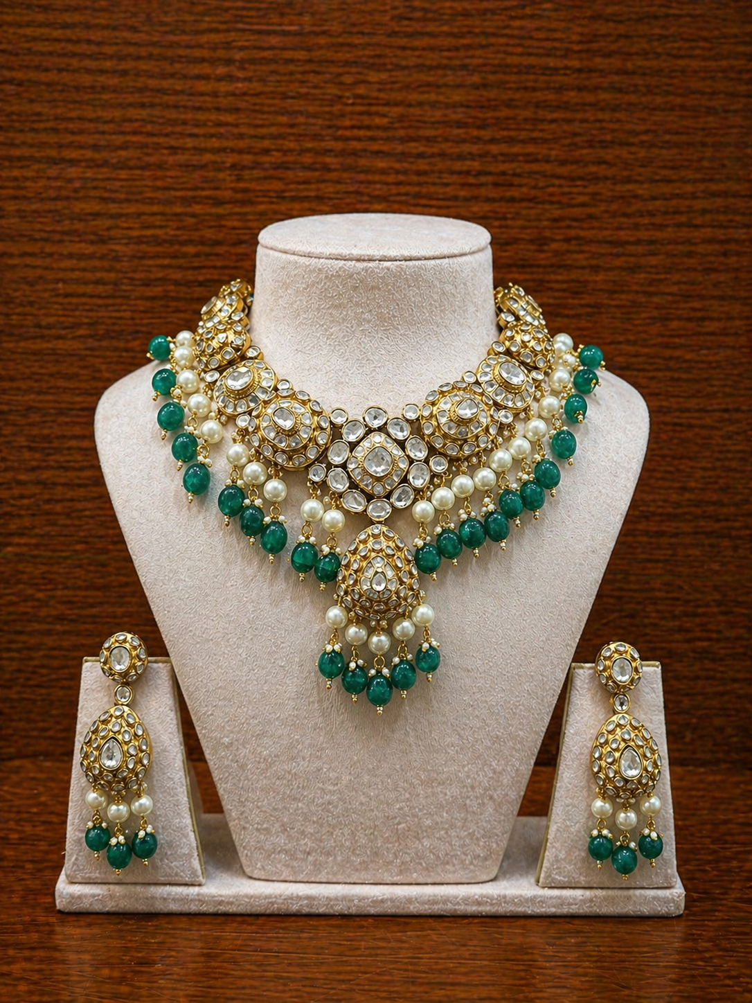 Polki Necklace Set