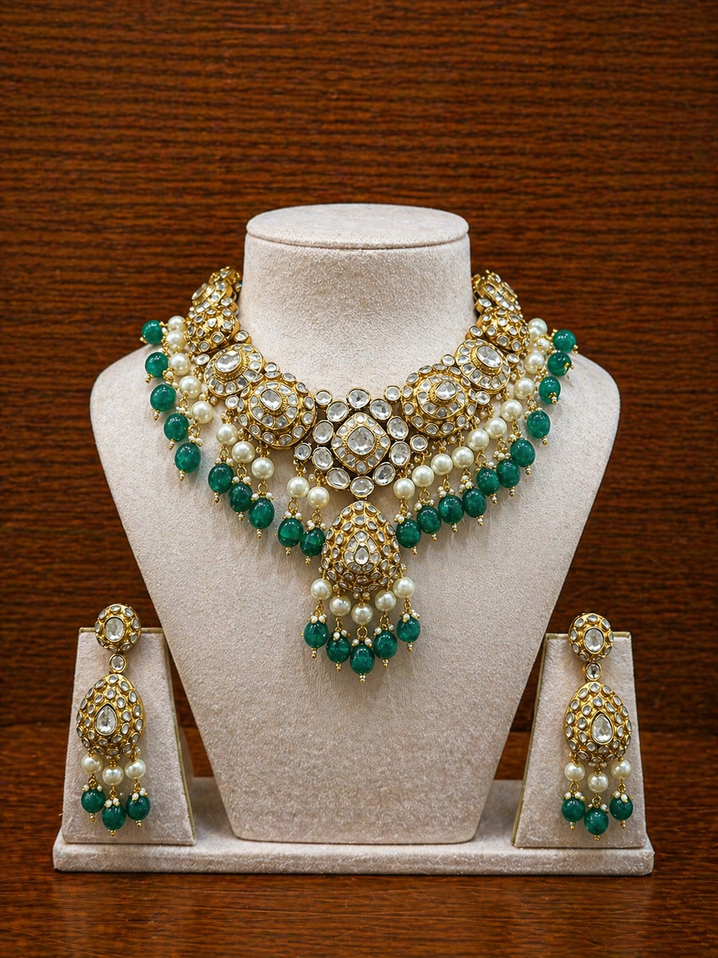 Polki Necklace Set