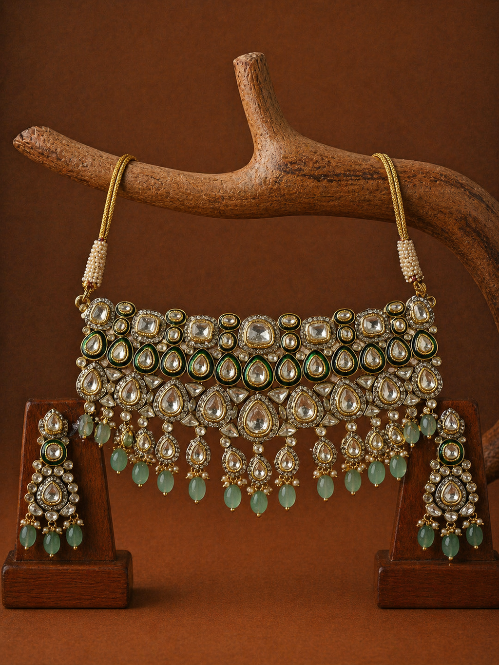 Polki Necklace Set