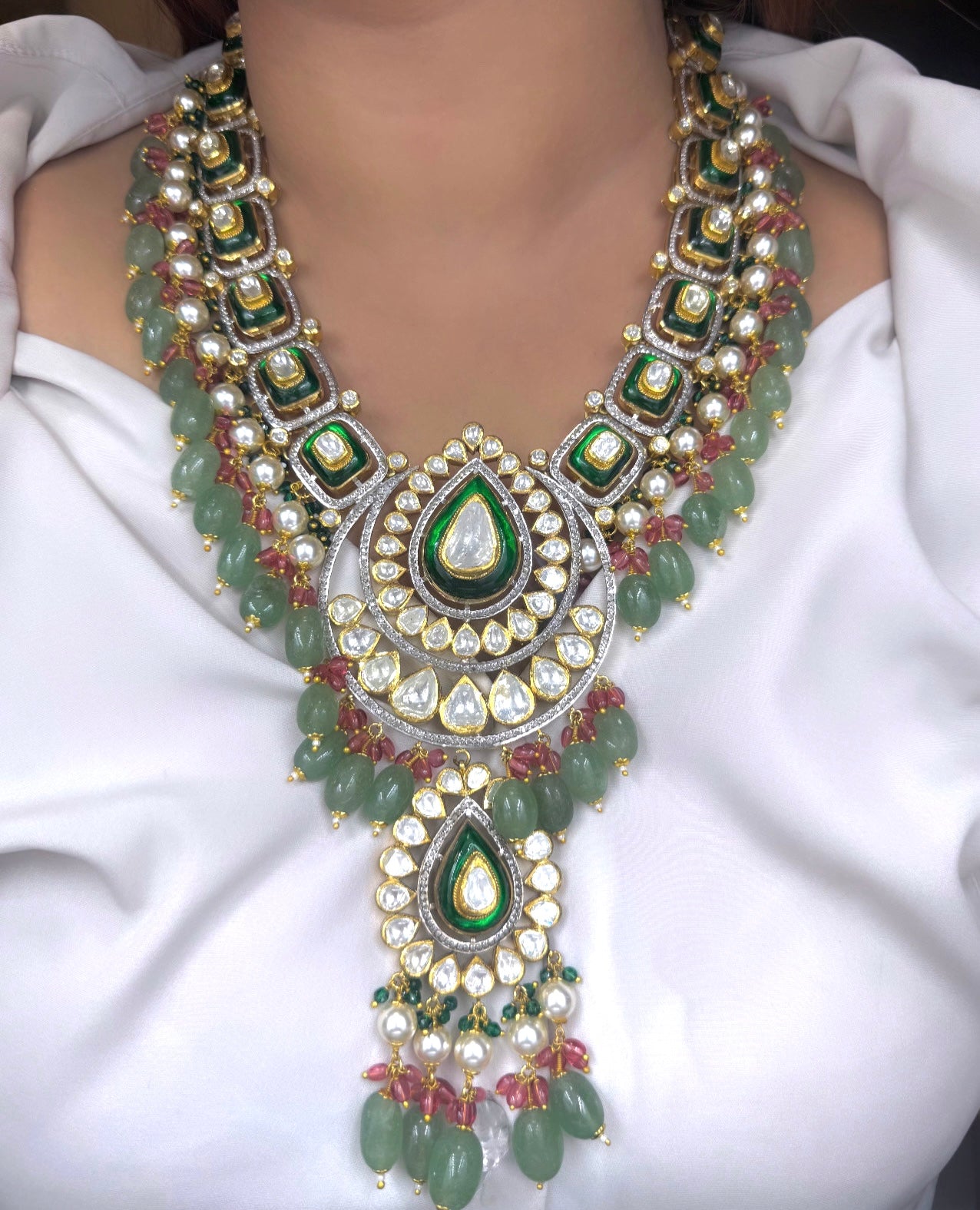 Polki Necklace Set