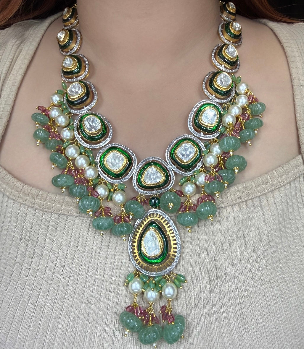 Polki Necklace Set