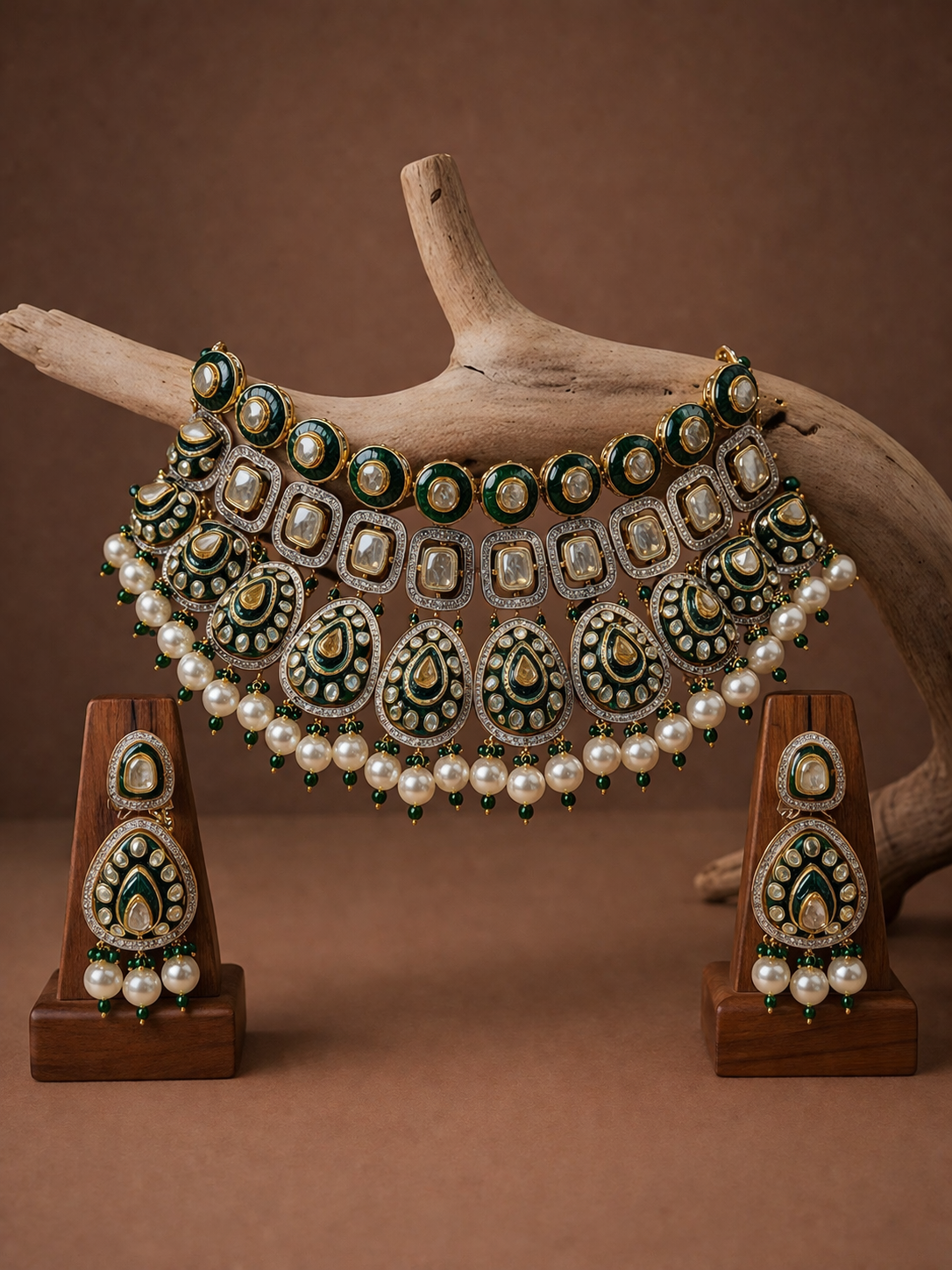 Polki Necklace Set