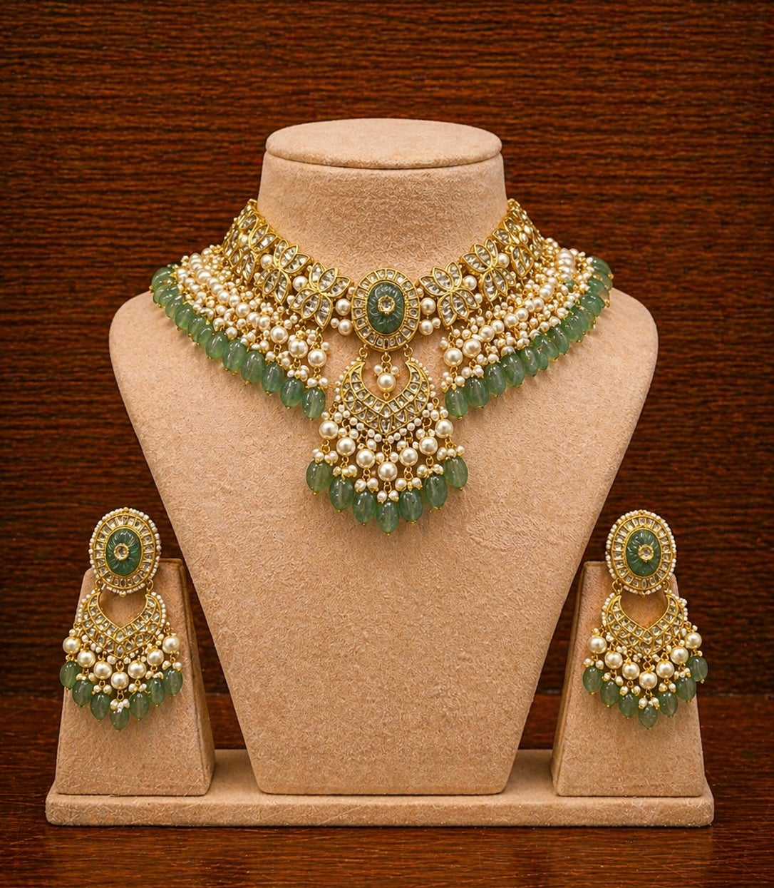 Polki Necklace Set